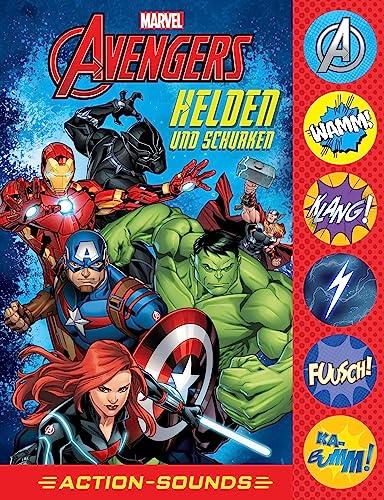 Marvel Avengers - Helden und Schurken - Action-Soundbuch mit 6 Geräuschen und 4 Comicgeschichten für Kinder ab 6 Jahren