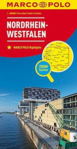 MARCO POLO Karte Deutschland Blatt 5 Nordrhein-Westfalen 1:200 000 (MARCO POLO Karten 1:200.000)