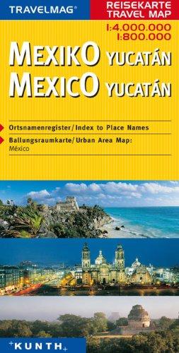 Reisekarte : Mexiko / Yucatán