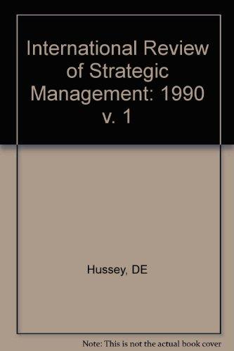 1990 (v. 1) (International Review of Strategic Management)