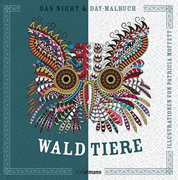 Night & Day-Malbuch: Waldtiere