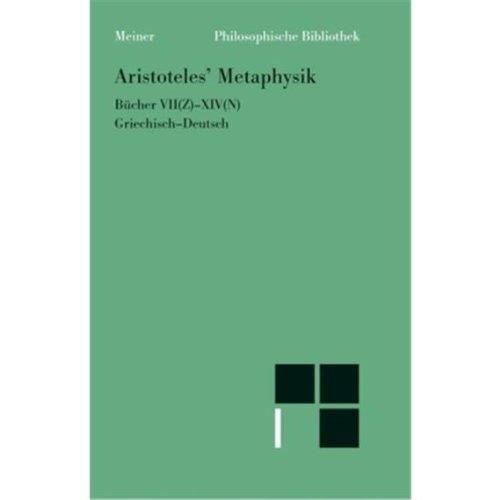 Metaphysik: 2. Halbband (Bücher VII-XIV)