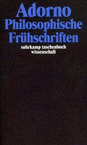 Gesammelte Schriften in 20 Bänden: Band 1: Philosophische Frühschriften (suhrkamp taschenbuch wissenschaft)