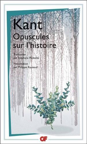 Opuscules sur l'histoire