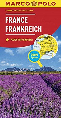 MARCO POLO Länderkarte Frankreich 1:800 000 (MARCO POLO Länderkarten)