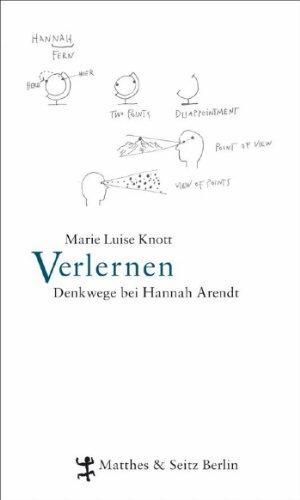 Verlernen: Denkwege bei Hannah Arendt