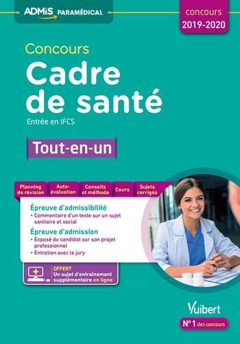 Concours cadre de santé : entrée en IFCS, tout-en-un : concours 2019-2020