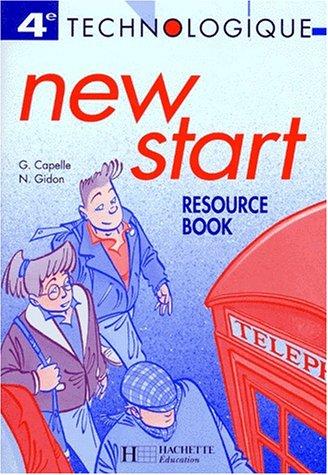 New start, 4e technologique : resource book