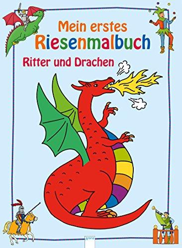 Ritter und Drachen: Mein erstes Riesenmalbuch