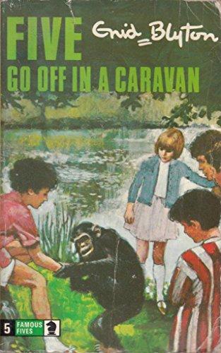 Five Go Off in a Caravan (Knight Books)