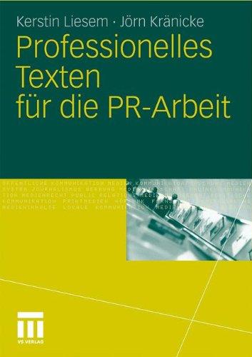 Professionelles Texten für die PR-Arbeit