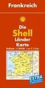 Shell Länderkarte Frankreich 1 : 750 000: Mit Ortsverzeichnis und Reiseführer