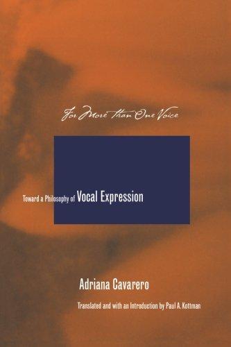 For More Than One Voice: Toward a Philosophy of Vocal Expression