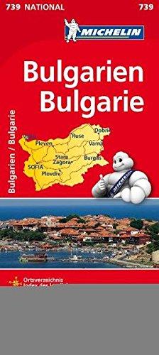 Bulgarien (Michelin Nationalkarte)