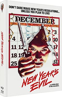 New Year‘s Evil - Mediabook - Cover A - 2-Disc Limited Collector‘s Edition Nr. 67 - Limitiert auf 333 Stück (Blu-ray+DVD)