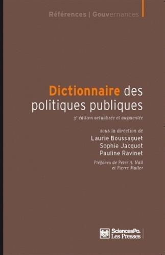 Dictionnaire des politiques publiques