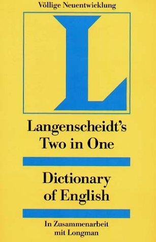 Langenscheidt Two in One Dictionary of English