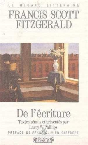 De l'écriture