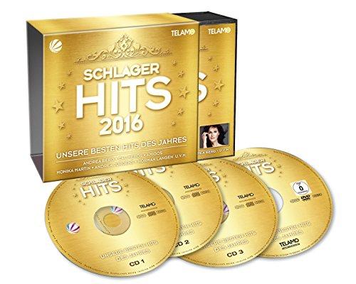 Schlager Hits 2016 (3CD & 1 DVD in goldener Verpackung)