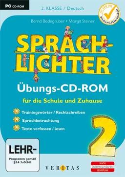 Sprachlichter für die 2. Klasse: Übungs-CD-ROM