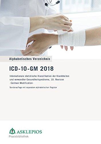 ICD-10-GM 2018 Alphabetisches Verzeichnis