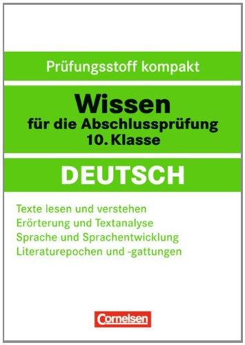 10. Schuljahr - Texte lesen und verstehen - Erörterung und Textanalyse - Sprache und Sprachentwicklung - Literaturepochen und -gattungen