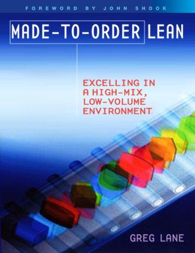 Made-To-Order Lean: Excelling in a High Mix, Low Volume Environment