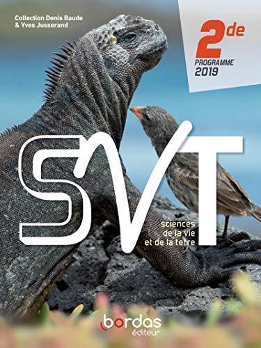 SVT, sciences de la vie et de la Terre 2de : programmes 2019