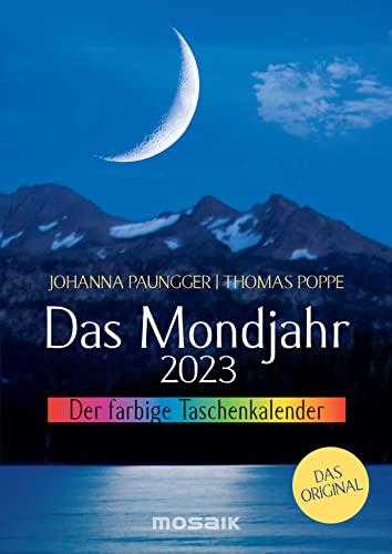 Das Mondjahr 2023: Der farbige Taschenkalender - Das Original