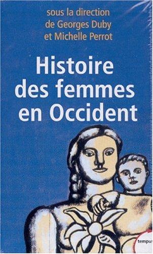 Coffret Histoire des femmes en Occident