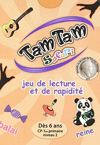 Tam tam safari : jeu de lecture et de rapidité : dès 6 ans, CP-1re primaire, niveau 2