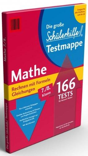 Schülerhilfe Testmappe/Testblock Mathe, 7./8. Klasse