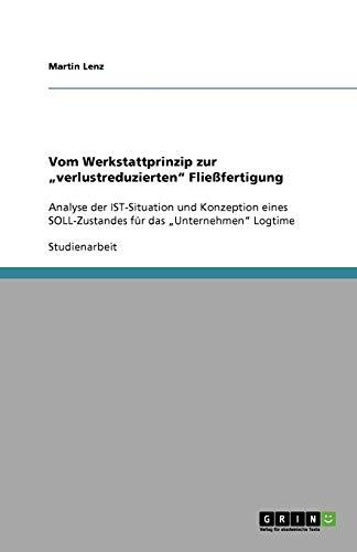 Vom Werkstattprinzip zur "verlustreduzierten" Fließfertigung: Analyse der IST-Situation und Konzeption eines SOLL-Zustandes für das "Unternehmen" Logtime