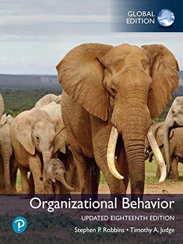 Organizational Behavior, Global Edition