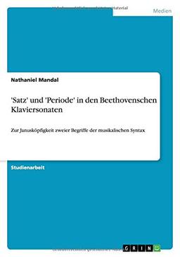 'Satz' und 'Periode' in den Beethovenschen Klaviersonaten: Zur Janusköpfigkeit zweier Begriffe der musikalischen Syntax