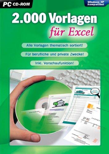 2.000 Vorlagen für Excel