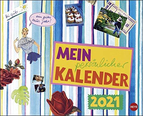 Gabi Kohwagner: Mein persönlicher Kalender 2021 - Monatsplaner mit viel Platz für Notizen - Format 30 x 24,3 cm (geöffnet 30 x 48,6 cm)