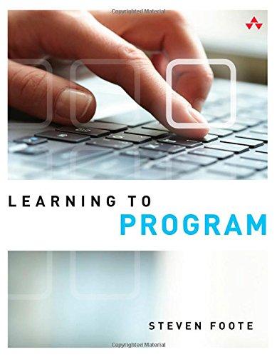 Learning to Program (Absolute Beginner's Guides (Que))