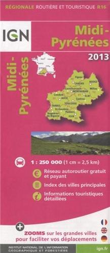 Midi-Pyrénées 2013. 1 : 250 000