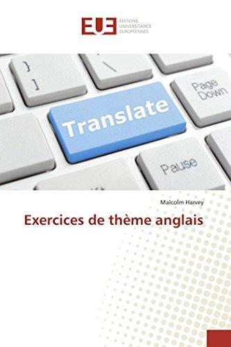 Exercices de thème anglais