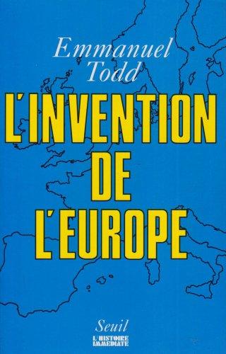 L'invention de l'Europe