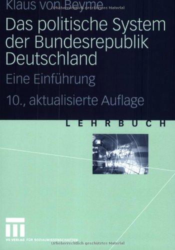 Das politische System der Bundesrepublik Deutschland: Eine Einführung