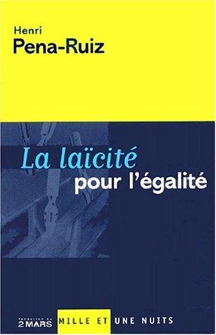 La laïcité pour l'égalité