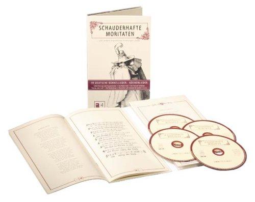 Schauderhafte Moritaten . . . und andere ergreifende Drehorgel-Lieder, 4 Audio-CDs