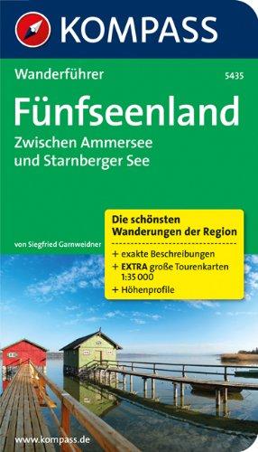 Fünfseenland, Zwischen Ammersee und Starnberger See: Wanderführer mit Tourenkarten und Höhenprofilen