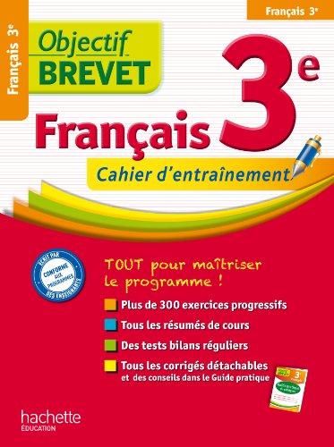 Français 3e : cahier d'entraînement