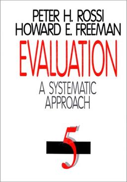 Evaluation: A Systematic Approach