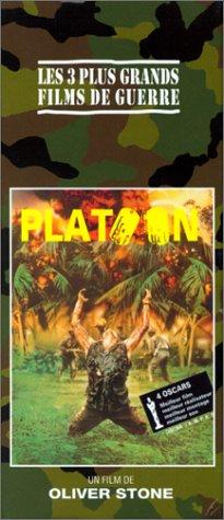 Les 3 plus grands films de guerre : Le pont de la rivière kwai + Platoon + Les canons de navarone [VHS]