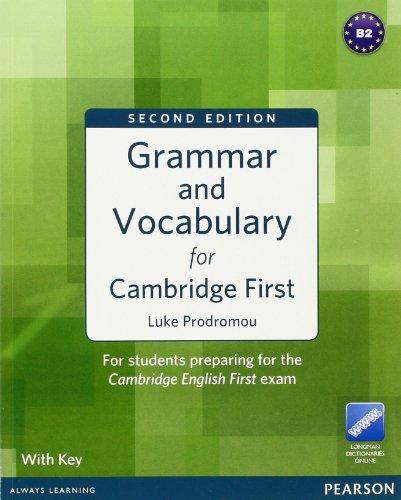 Grammar and Vocabulary for Cambridge First (with Key) (Grammar & vocabulary)