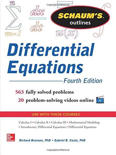 Schaum's Outline of Differential Equations (Schaum's Outlines)